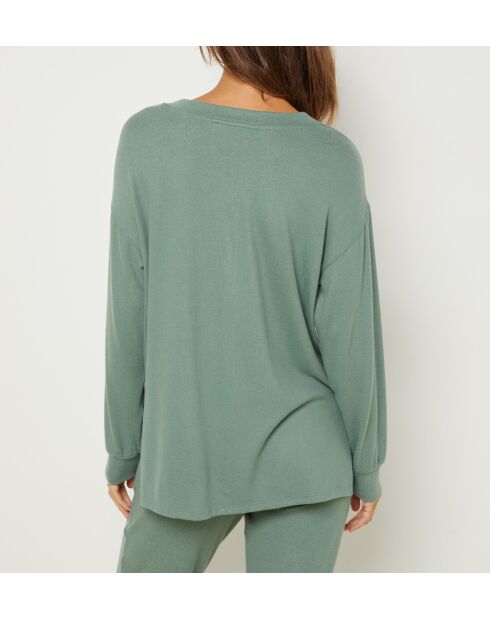 Sudadera Cloane caqui oliva