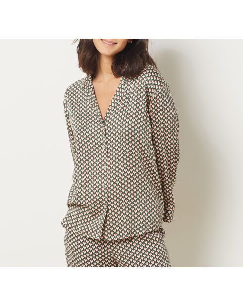 Roseanne Shirt mit Grenadinen-Print