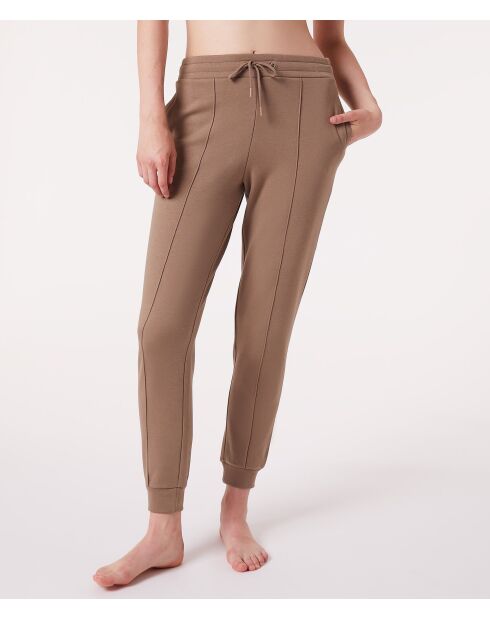 Pantaloni Bunji taupe