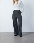 Antracietkleurige broek Agatha