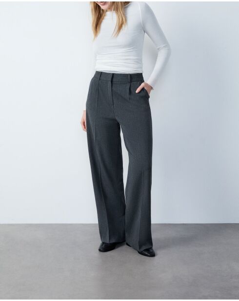 Antracietkleurige broek Agatha