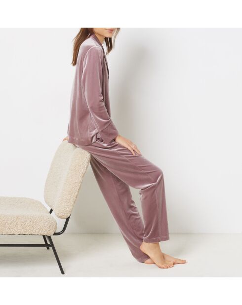 Pantalon Bellah mauve