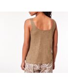 Camiseta sin mangas Ramy caqui oliva