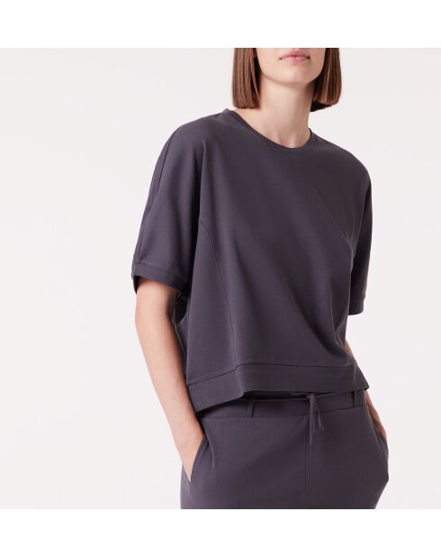 Antraciet T-shirt van Berta