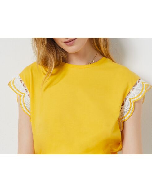 Sonnengelbes Tabita T-Shirt