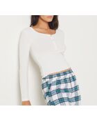 Jamie ecrufarbenes T-Shirt