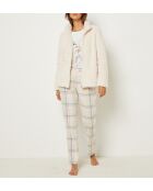 Pigiama tre pezzi beige Ocea