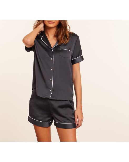 Gia Spe anthrazitfarbenes Hemd