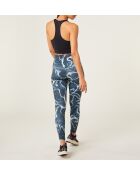 Legging Match imprimé bleu vert