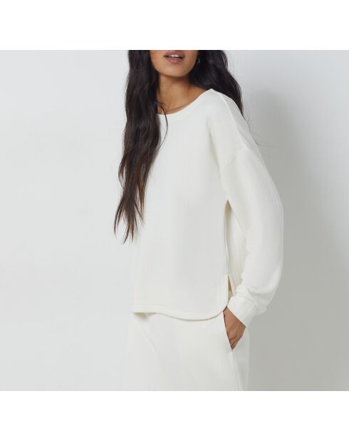 Enoha ecru sweatshirt