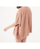 Bijan blush poncho