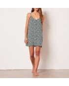 Camicia da notte verde Thea Duck