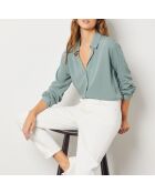 Novila khakifarbenes olivgrünes Hemd