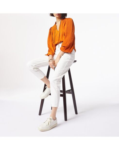 Athia orangefarbene Bluse