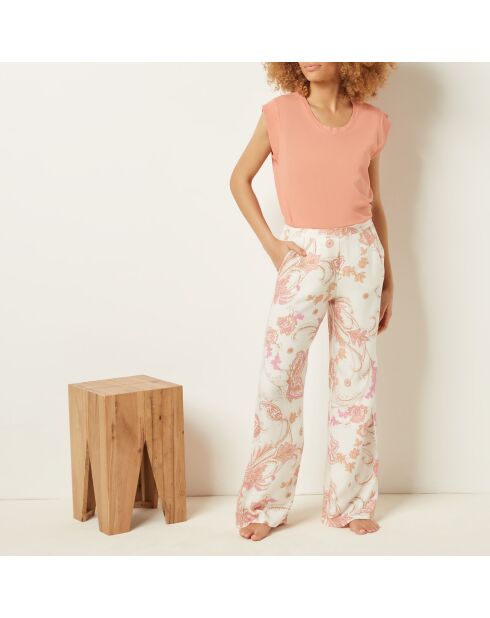 Pfirsichfarbenes T-Shirt Uriah