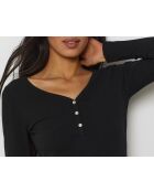 Big T Coly schwarzes Nachthemd