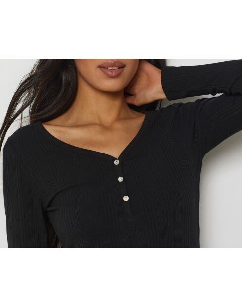 Big T Coly schwarzes Nachthemd