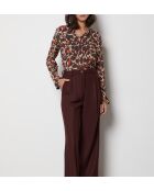 Camicia Oyara stampata multicolor