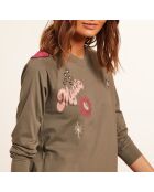 Camisón Big T Navy caqui oliva