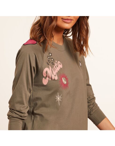 Camisón Big T Navy caqui oliva