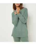 Felpa Cloane color oliva kaki