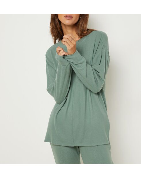 Sudadera Cloane caqui oliva