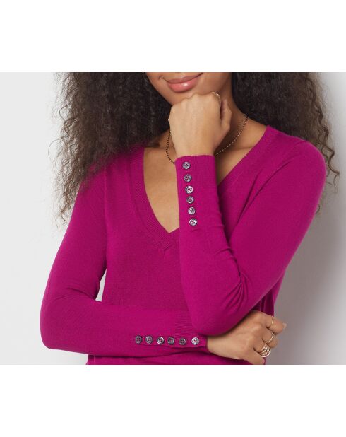 Criss petunia trui met v-hals