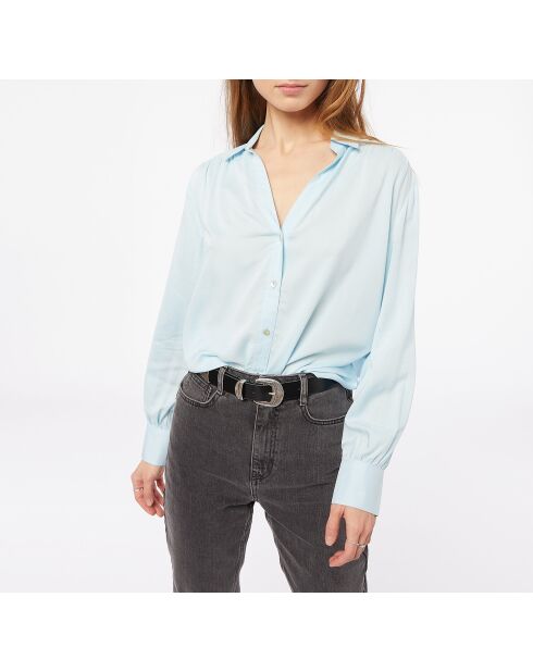 Camisa Pollya azul cielo