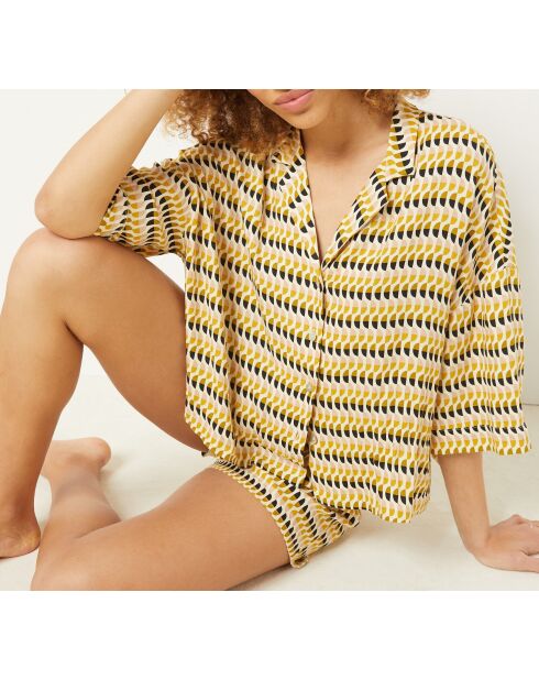 Micha veelkleurige korte broek