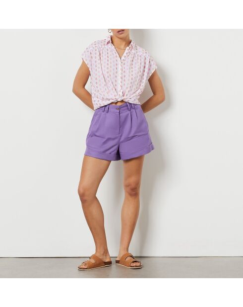 Faredo-shirt gedrukt op een ecru achtergrond