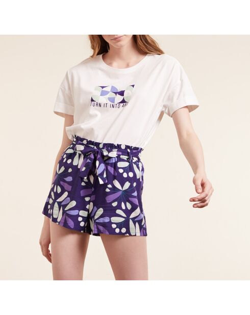 Elga indigo korte broek