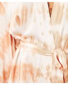 Tiedye-Negligé in Hellorange