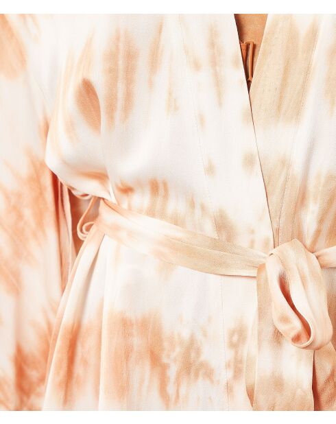 Tiedye-Negligé in Hellorange