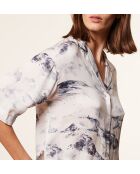 Ecrufarbenes Darnelhemd