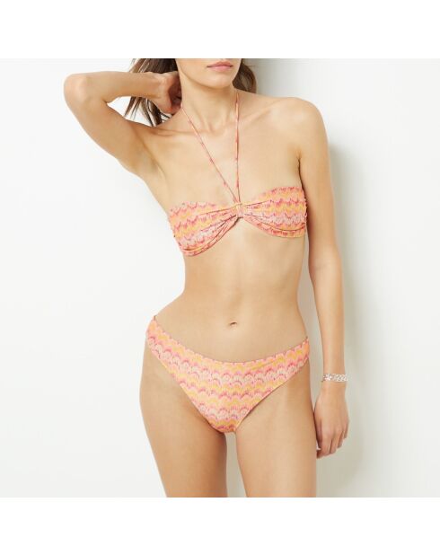 Boali SPE Standard-Bikinihose mit pinkem Aufdruck