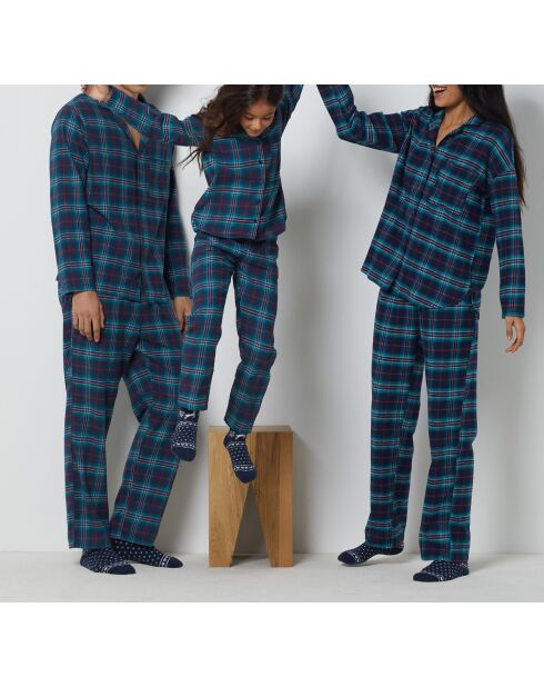 Pijama azul marino de dos piezas Jadden para hombre