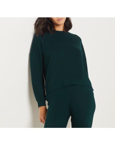 Sudadera verde abeto Jue