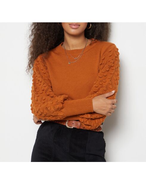 Chaitaly Mustard ockerfarbener Pullover