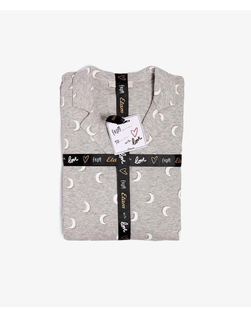 Zweiteiliger Schlafanzug Novanne, grau