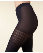 Collant Emono Monogramme noir