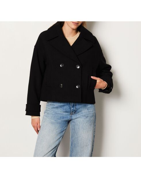 Manteau court Lora noir