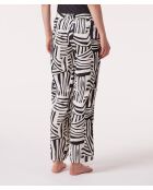 Jeezy schwarz-weiß bedruckte Hose