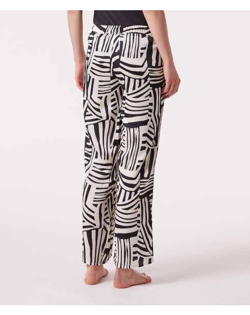 Jeezy schwarz-weiß bedruckte Hose