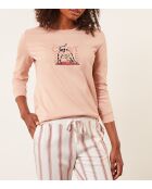 Top Yocat rosa cipria