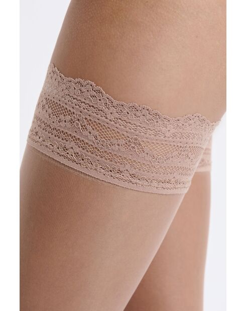Collant 15D Satine sable