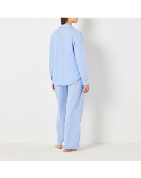 Hemelsblauwe broek Justine