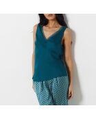 Debardeur Fusion bleu vert