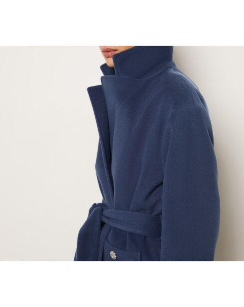 Marineblauwe jas Paulianne