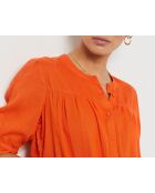 Orangefarbenes Fendohemd