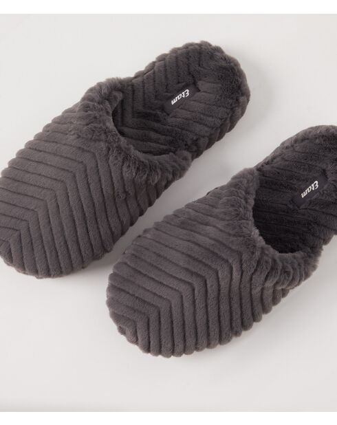 Ninie New Antracite Mules